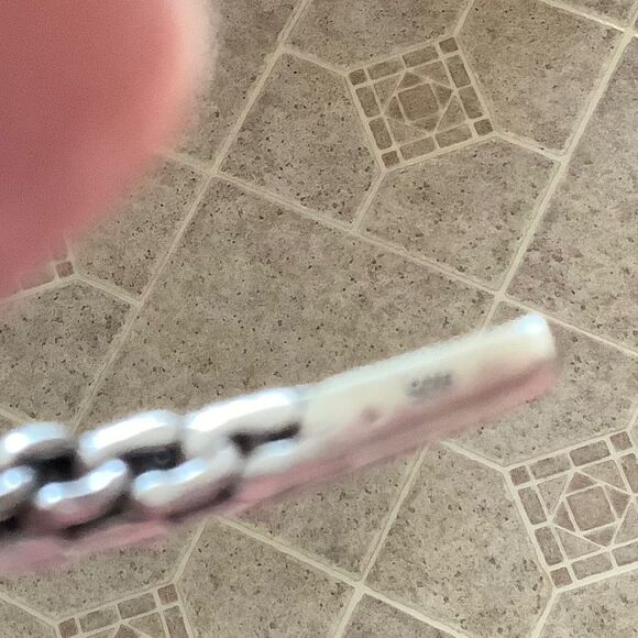 𝅺STERLING SILVER 925 WOMAN BANGLE BRACELET​​ - Picture 2 of 7